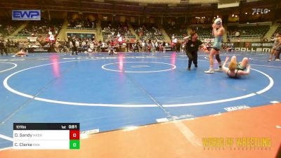 101 lbs Semifinal - Dakota Sandy, Mat Assassins vs Cody Clarke, Roundtree Wrestling Academy