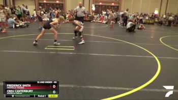 82 lbs Quarterfinal - Creu Canterbury, American Dream vs Frederick Smith, Proper-ly Trained