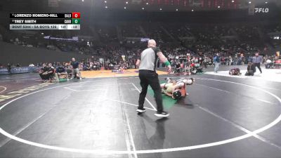 5A Boys 126 lbs Cons. Semi - Trey Smith, Canby Boys vs Lorenzo Romero-Hill, Dallas Boys