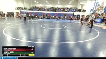 106 lbs Cons. Round 2 - Aidan Rork, Sandpoint vs Logan Loaiza, Post Falls