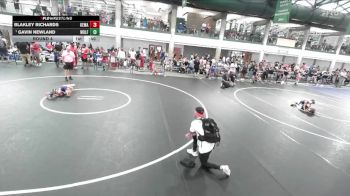 60-66 lbs Round 4 - Gavin Newland, Farmington Mat Rats vs Blakley Richards, Sandwich Wrestling Club