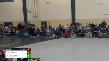 60 lbs Quarterfinal - Cole Gunderson, Baldwin Wi vs Zayne Flaskey, Summit Wrestling Academy