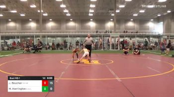 56 lbs Quarterfinal - Jaxson Boucher, Team Hammer-OH vs Matt Harrington, Elite Athletic Club DZ