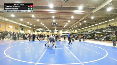 215 lbs Consi Of 8 #1 - Davont Beaulieu, West Warwick vs Dominic Burke, South Kingstown