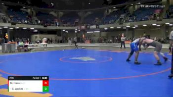 220 lbs Quarterfinal - Charles Walker, Joliet Central vs Michael Haas, Stockton