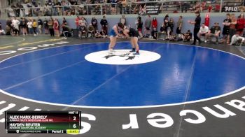 165 lbs Semifinal - Hayden Reuter, Interior Grappling Academy vs Alex Marx-Beirely, Juneau Youth Wrestling Club Inc.