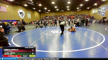 152 lbs Cons. Round 2 - Fabius Carrillo, Golden Valley vs James Abaya, Newbury Park