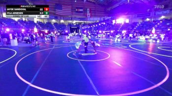 101 lbs Consi Of 8 #2 - Jayde Sandoval, 806 Takedown Wreslting vs Iyla Arnesen, Blevins Middle School