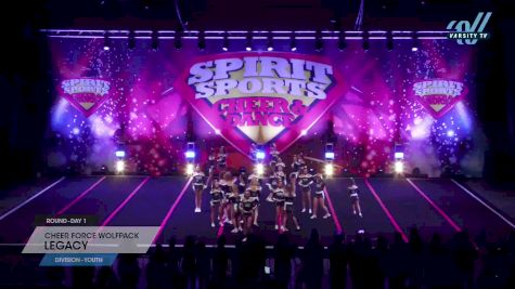 Cheer Force Wolfpack - Legacy [2023 L3 Youth Day 1] 2023 Spirit Sports Battle at the Beach Myrtle Beach Nationals
