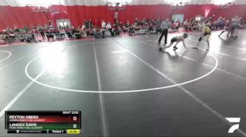 132 lbs Cons. Semi - Landen Davis, Moen Wrestling Academy vs Peyton Oberg, Askren Wrestling Academy