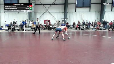 141 lbs Consi Of 4 - Michael Follo, New England College vs Dominic Moyer, Coast Guard