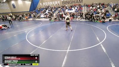 190 lbs Quarterfinal - Rodney Price, Roy Wrestling Club vs Stran Kelly, Wasatch Wrestling Club