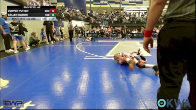 55 lbs Round Of 16 - Denver Potter, Cushing vs Callen Hardin, Team Guthrie Wrestling