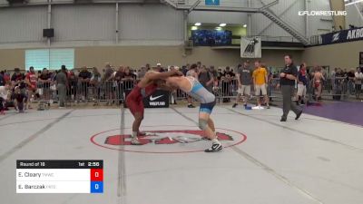 74 kg Round Of 16 - Elijah Cleary, TMWC/Ohio RTC vs Evan Barczak, PRTC
