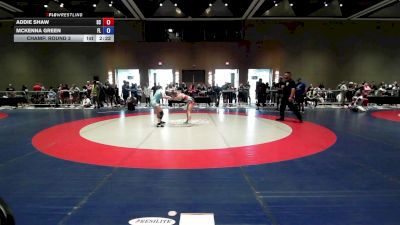 100 lbs Champ. Round 3 - Addie Shaw, SC vs McKenna Green, FL