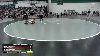 70-75 lbs Round 3 - Peyton Foos, Nixa Wrestling vs Kobe Dodson, Ste. Genevieve Youth Wrestling