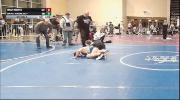 121 lbs Rr Rnd 8 - Ryan Mertz, Gentile Trained - MSE vs David Baghdady, DoughBoy WC - MSE