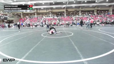 58 lbs Cons. Round 4 - Kenton Schwettman, Colorado Hammers vs Weston Pulliam, Team Tulsa