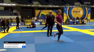 THAYNARA VICTORIA SOARES DA SILV vs NORA NAOMI SCHULTZ 2022 World IBJJF Jiu-Jitsu No-Gi Championship