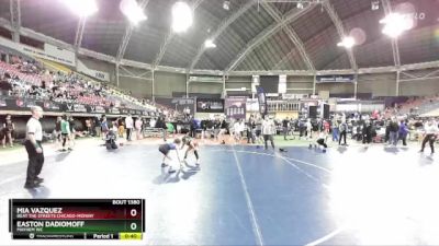 95 lbs 3rd Place Match - Mia Vazquez, Beat The Streets Chicago-Midway vs Easton Dadiomoff, Mayhem WC