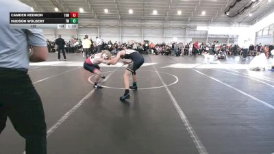 132 lbs Round 7 (8 Team) - Hudson Wolbert, Freakztyle Wrestling vs Camden Redmon, Team Kaizen Wrestling
