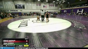 110 lbs Quarterfinal - Ashley Naranjo, Moses Lake (Girls) vs Tessa Garrick, Baker Power Valley