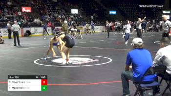 132 lbs Semifinal - Colin Silverthorn, Tonasket vs Noah Messman, Mountain View