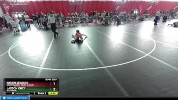 74 lbs 5th Place Match - Jaxson Ohly, Wisconsin vs Ayden Sebesta, CrassTrained: Weigh In Club