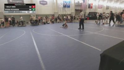 37 lbs Champ. Round 2 - Kelly King, Box Elder Stingers vs Stoen Petersen, JWC