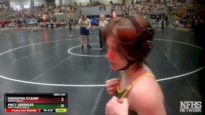 Girls 235 lbs Cons. Round 3 - Mallory Austin, Bartlett (Girls) vs Zahara Williams, Rossview (Girls)