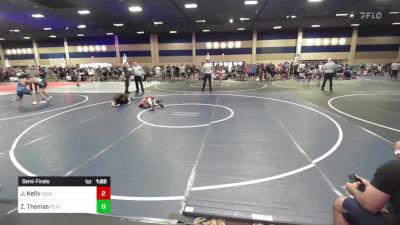 64 lbs Semifinal - Jessie Kelly, Savage House WC vs Zoe Rose Thomas, Peterson Grapplers