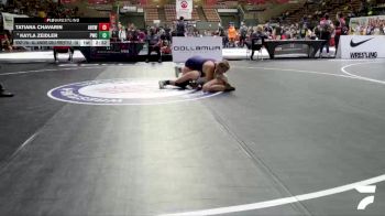 Quarters - Tatiana Chavarin, Ayala High School Wrestling vs Kayla Zeidler, Petaluma Wrestling Club