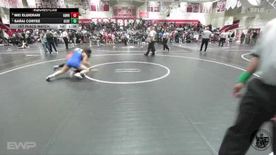 140 lbs 1st Place Match - Sarai Cortez, Gilroy vs Mei Elgierari, Gunn