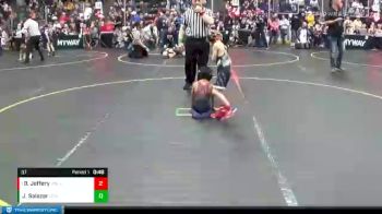 37 lbs Semifinal - Brayden Jeffery, Wildcat WC - Lakeview vs Josiah Salazar, Capital City WC