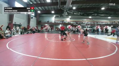 135 lbs Finals (2 Team) - B Corbin, Mat Assassins White vs Brayden Biggs, Steel Valley Renegades