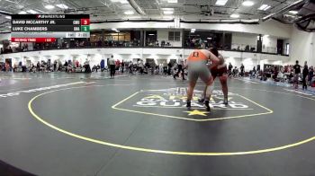 285 lbs Quarterfinal - Luke Chambers, Unattached vs David McCarthy Jr., Central Michigan