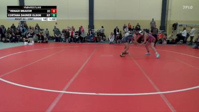 Round 2 - Kenadi Meador, St.Croix Falls Saints vs Cortana Dauner Olson, Rochester Century Panthers