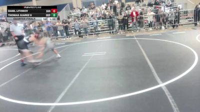 106 lbs Quarterfinal - Danil Litvinov, Savage House WC vs Thomas Juarez II, Southbay Hulks WC