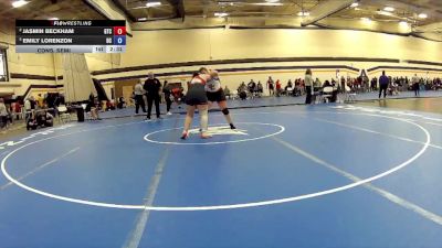 207 lbs Cons. Semi - Emily Lorenzon, Hiram College vs Jasmin Beckham, Georgetown College