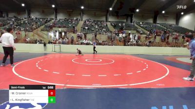 64 lbs Semifinal - Whitt Cromer, Roundtree Wrestling Academy vs Liam Kingfisher, The Storm Wrestling Center