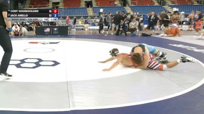 120 lbs Cons. Sub-semis - Cody Householder, Pennsylvania vs Jack Anello, New Jersey