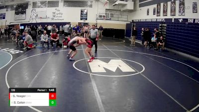 139 lbs Champ. Round 2 - Sam Caton, Slippery Rock Area Hs vs Shane Yeager, Commodore Perry Hs