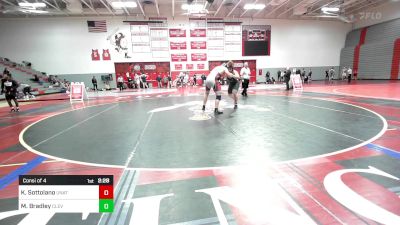 285 lbs Consi Of 4 - Kade Sottolano, UNATT - Edinboro vs Mekhi Bradley, Cleveland State