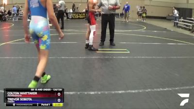 120/130 Round 2 - Colton Whittaker, Frankenmuth vs Trevor Sobota, Tinora