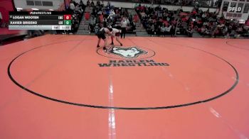 215 lbs Cons. Round 2 - Logan Wooten, New Lenox (LINCOLN-WAY CENTRAL) vs Xavier Briseno, LOCKPORT (Twp)