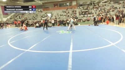 72 kg Cons. Semis - Rebecca Strong, Missouri vs Margaret Buurma, Laker Wrestling Club