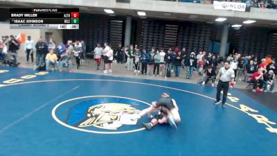 150 lbs Champ. Round 2 - Isaac Johnson, Unattached vs Brady Miller, Unattached