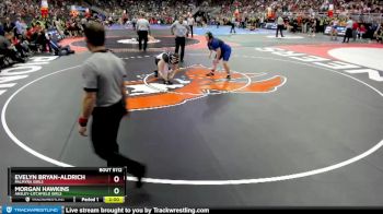 Champ. Round 1 - Morgan Hawkins, Ansley-Litchfield Girls vs Evelyn Bryan-aldrich, Palmyra Girls