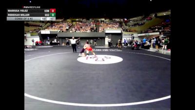 140 lbs Consi Of 8 #2 - Marissa Velez, Kerman vs Rebekah Miller, Golden West