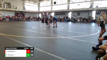 117 lbs Round 3 (6 Team) - Ava Strayer, Indiana INFERNO GOLD vs Josie Nickoloff, Ohio Red